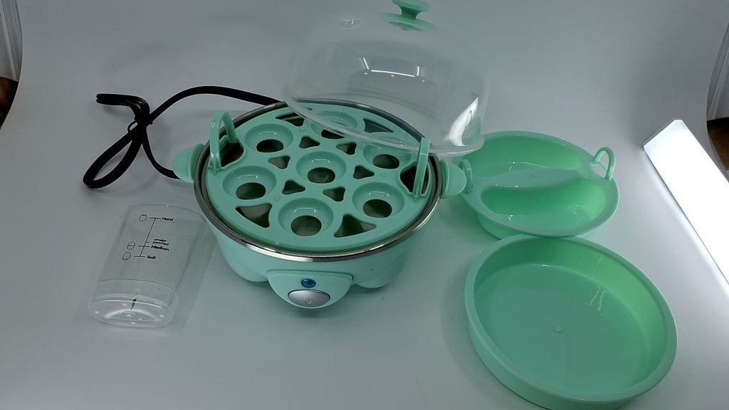 Elite Gourmet Electric Egg Cooker 7-Egg Poacher & Scrambler Mint