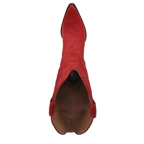 Sam Edelman Women's James Western Boot, Red Scarlet, 11