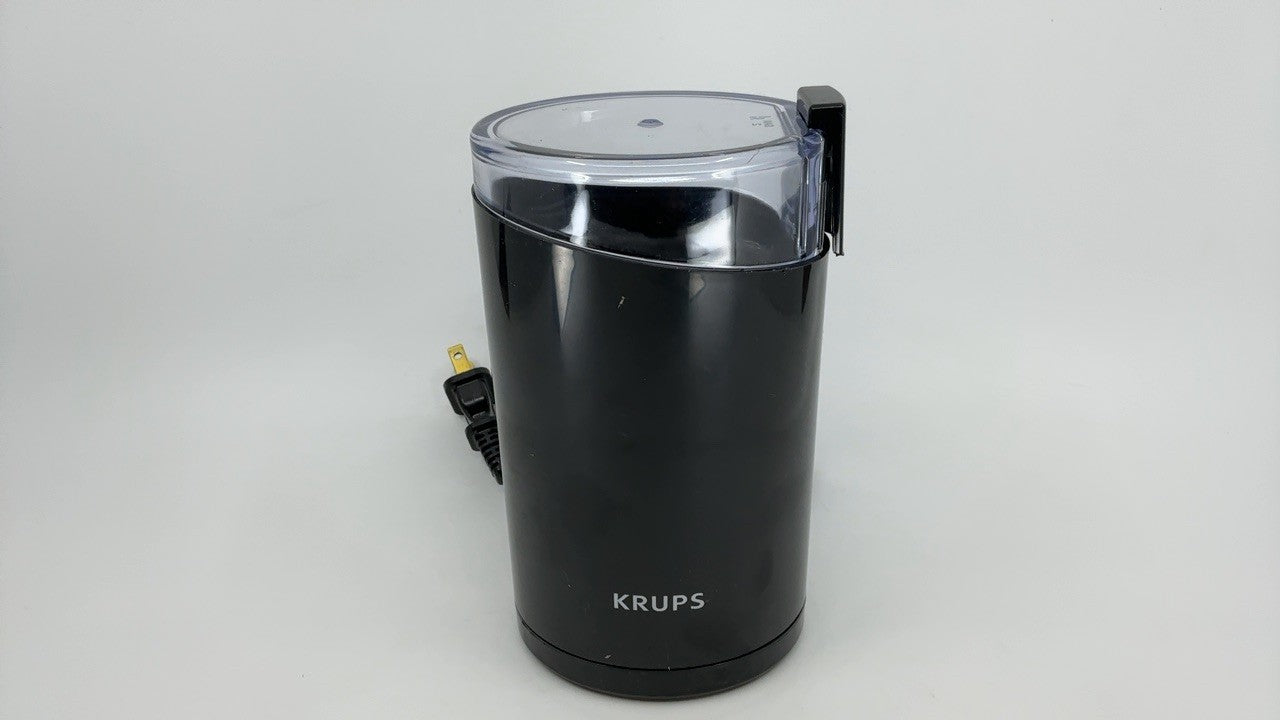 KRUPS F20342 Electric Coffee Grinder 3 oz Black 200W Stainless Steel Blades