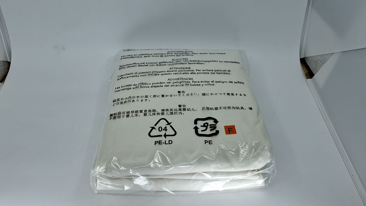 Comfortable 4-Piece Microfiber Sheet Set, Full, Cream, 14-Inch Pockets