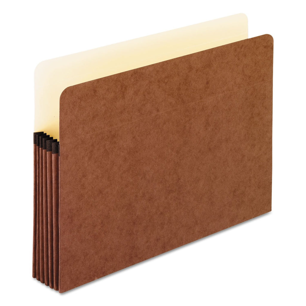 Pendaflex File Pockets, Letter Size, 5.25" Expansion, Redrope, Box of 10