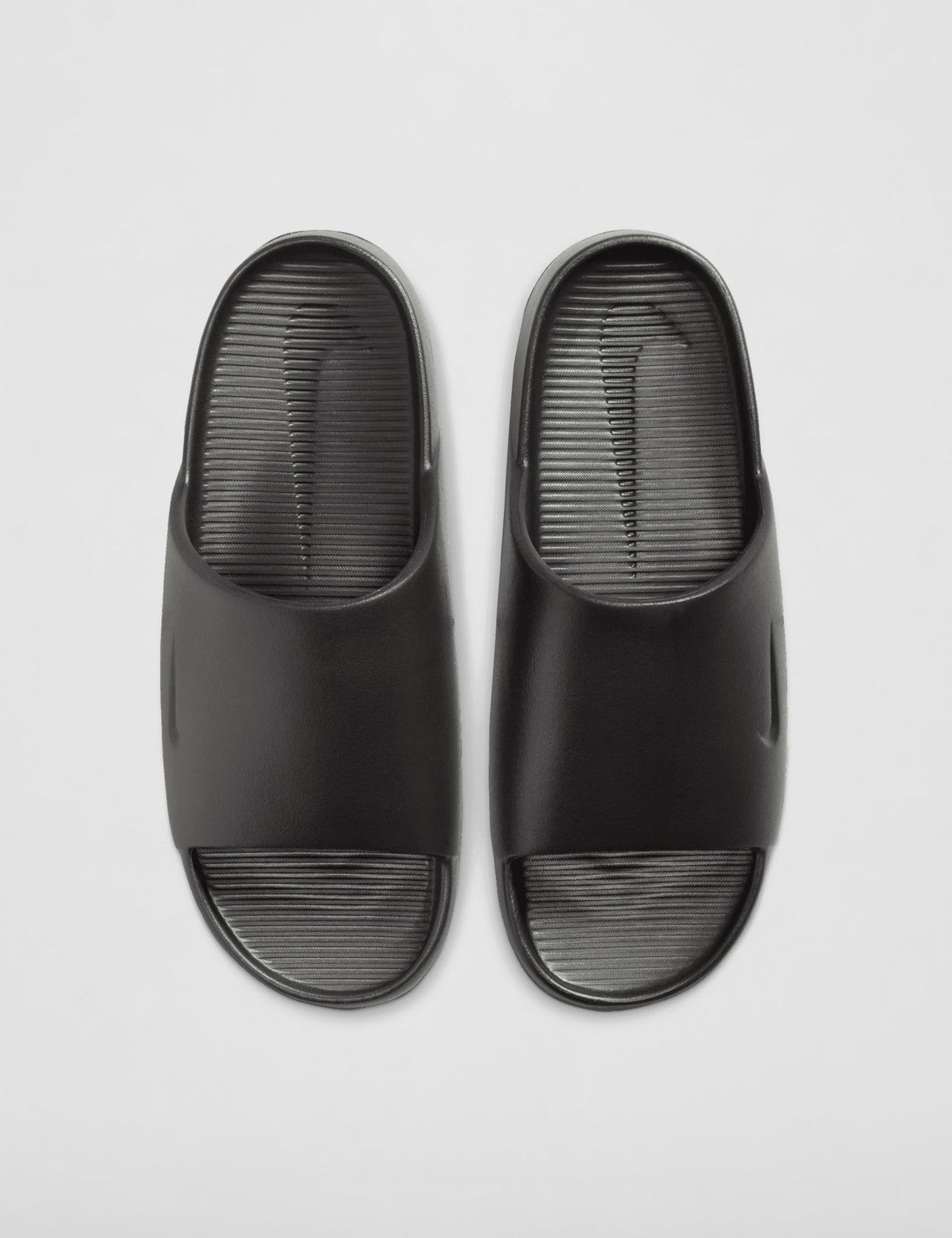 Nike Men's Calm Slides, Black/Black, 10