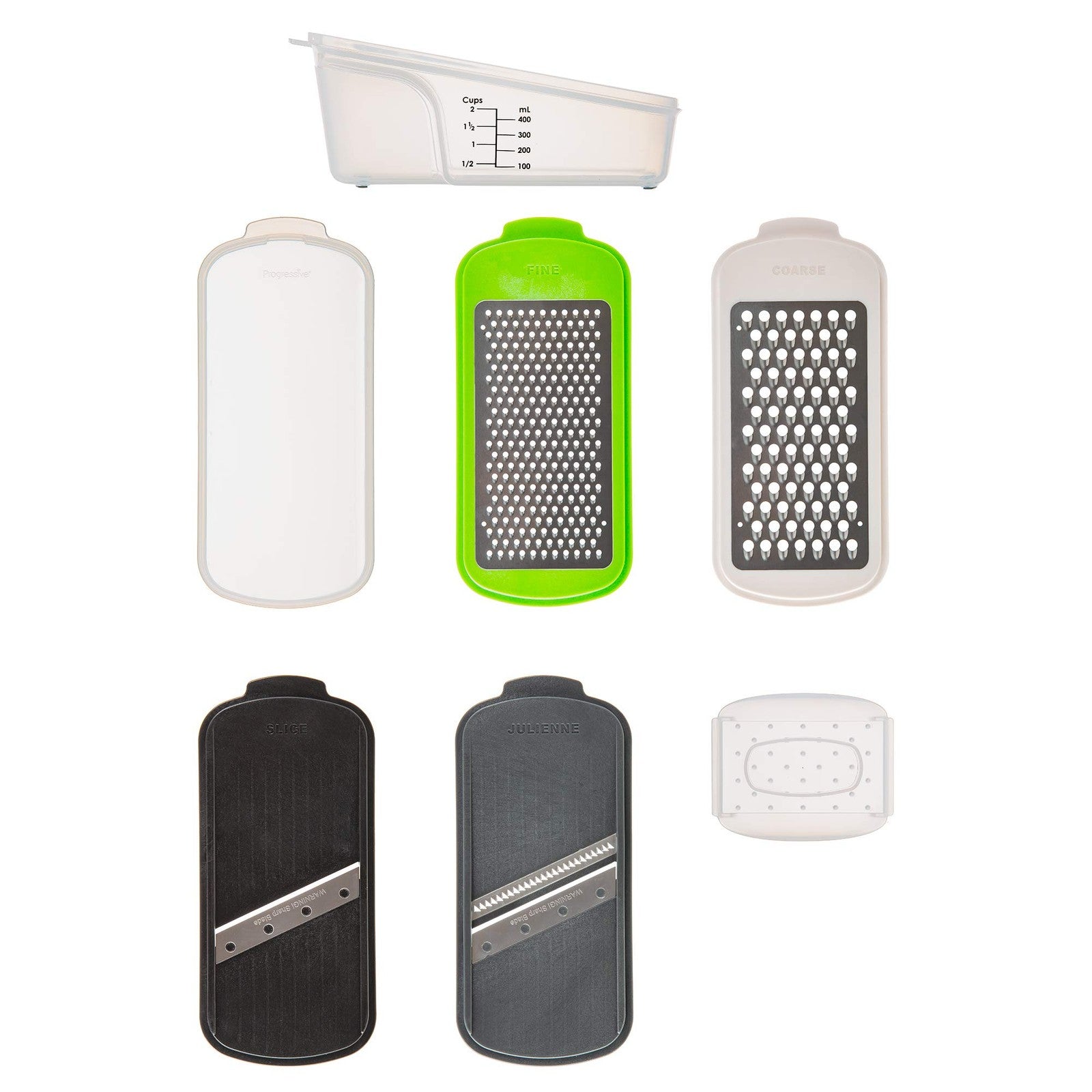 Versatile PrepWorks Grate Slice & Store Set, Multicolor, Kitchen Gadget