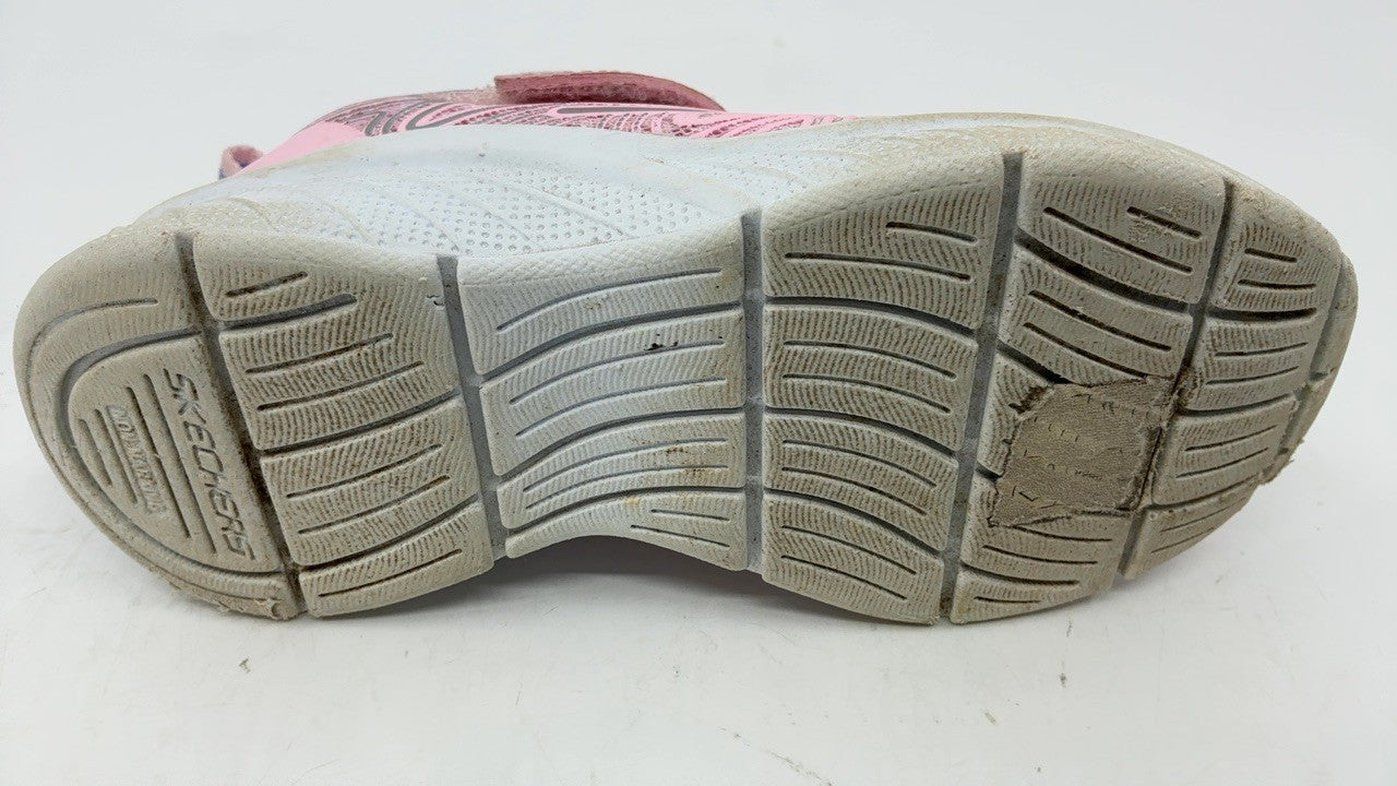 Skechers Toddler Sneakers, Microspec Plus Swirl Sweet, Light Pink, Size 8