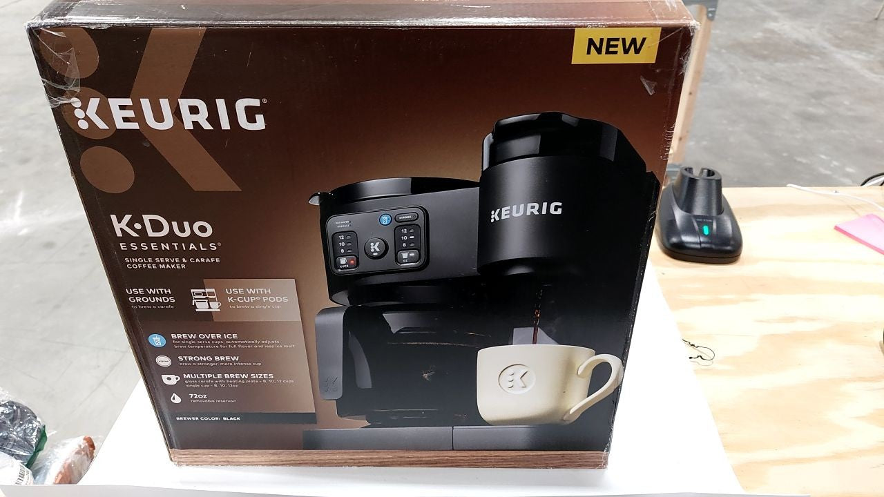 Keurig K-Duo Essentials Single-Serve & Carafe Coffee Maker Black