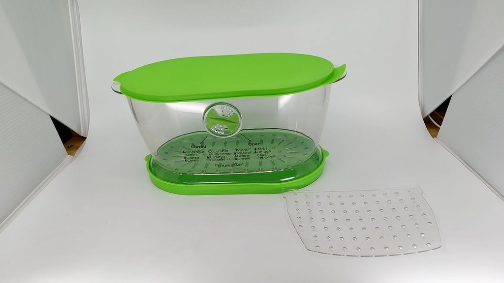 Progressive Lettuce Keeper Produce Storage Container, 4.7 Qt, Green