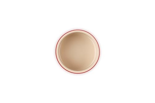 Le Creuset Stoneware Round Straight Wall Ramekin, 6.75oz., Cerise