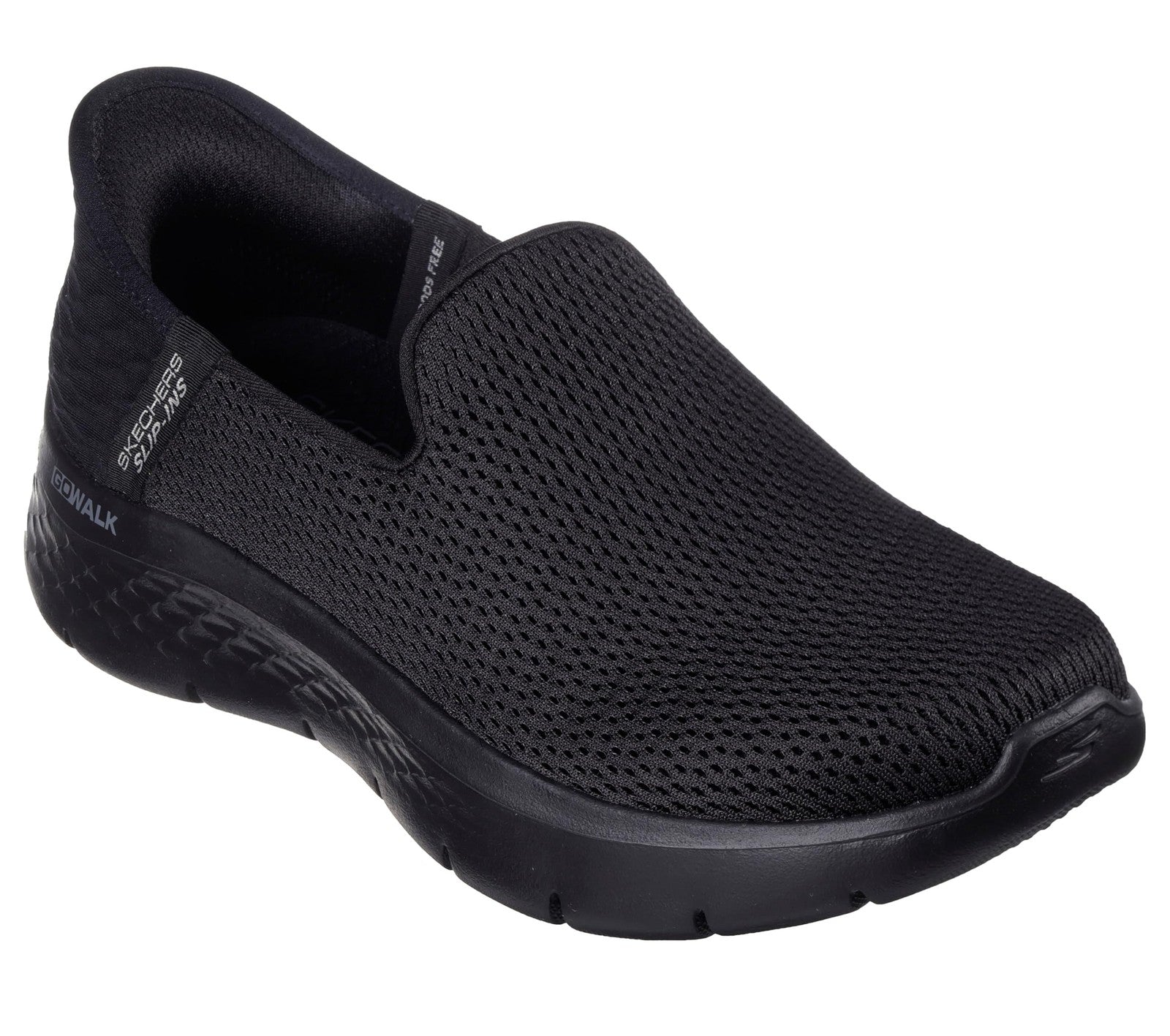 Skechers Women's Hands Free Slip-Ins Go Walk Flex-Relish Sneaker, Black, 7.5 US