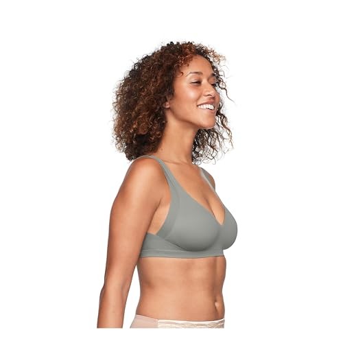 Warner's No Side Effects Wireless Bra, Medium, Storm, Lightly Lined