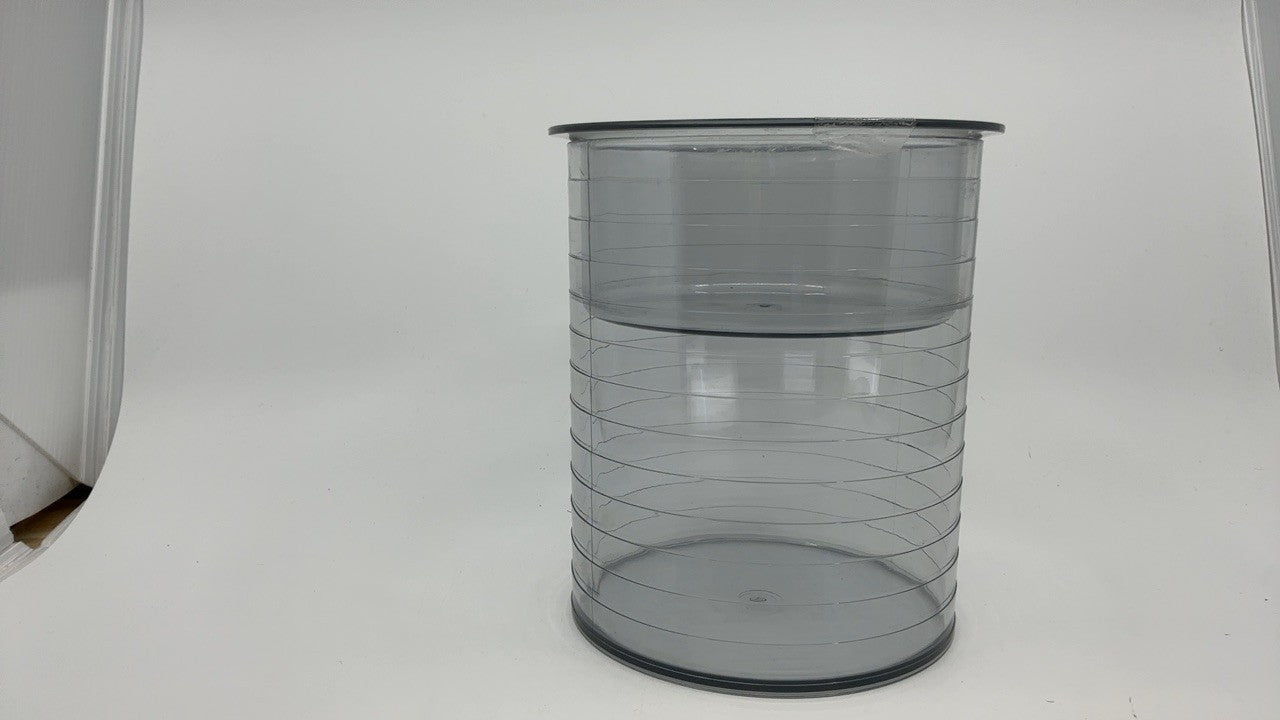 iDesign Clarity Hair Accessories Organizer Canister 6x6x7 Clear