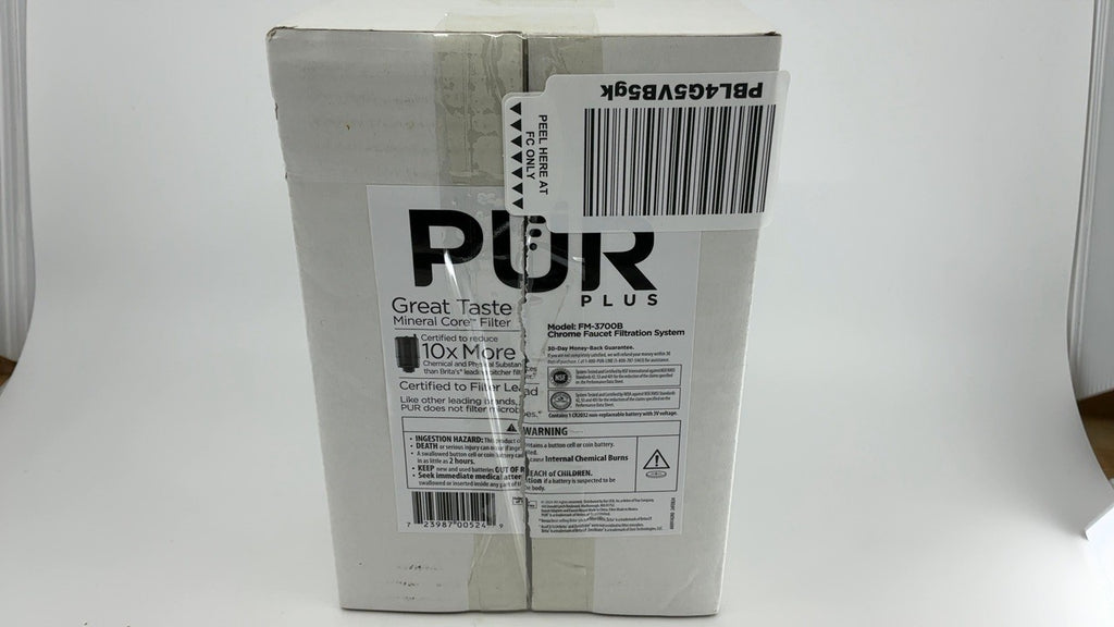 PUR PLUS Vertical Faucet Water Filter, Chrome, Easy Install, 100 Gallons
