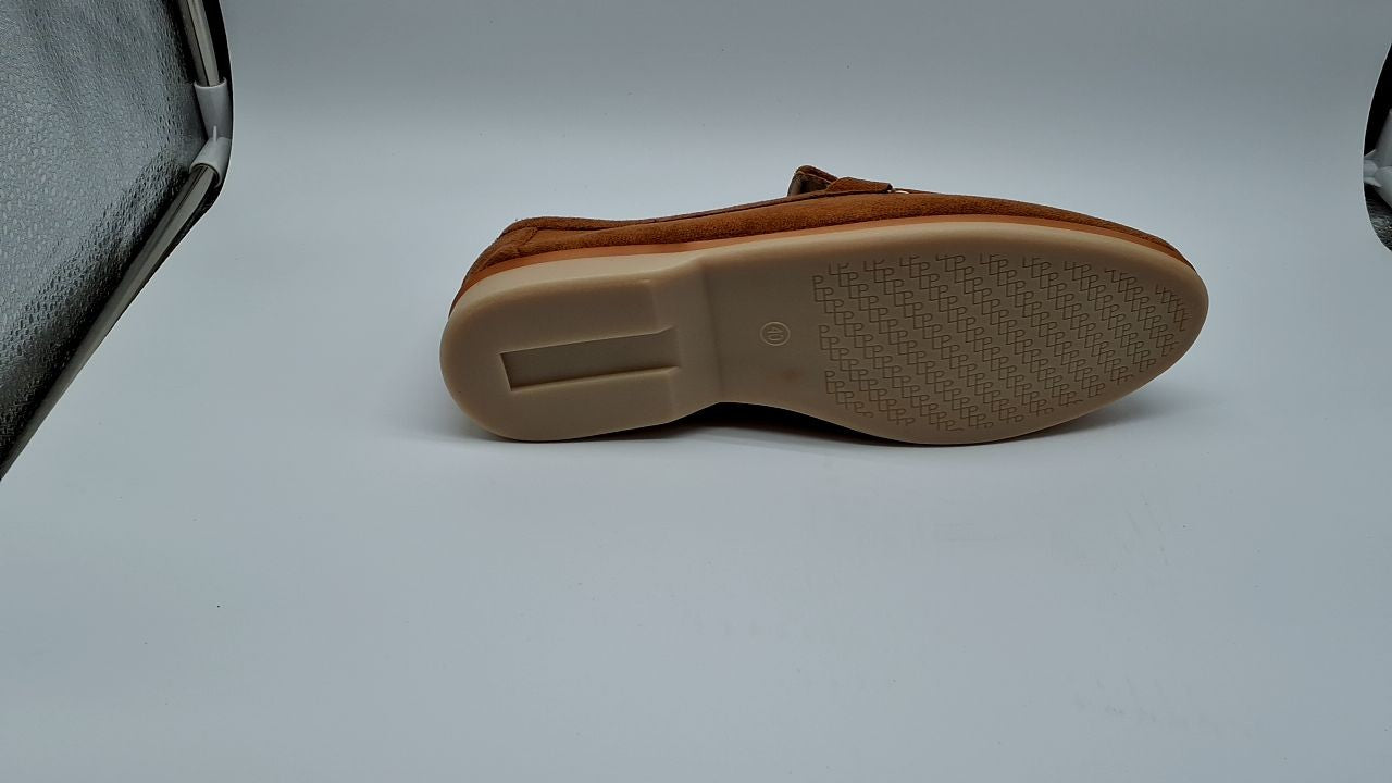 Size 8 Brown Slip On Loafers for Women - Casual & Comfortable,  9-9.5