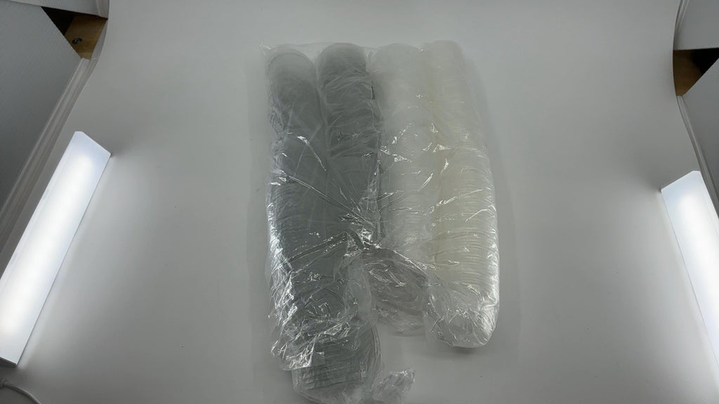 1 Oz Clear Plastic Portion Cups w/ Lids - 200 Sets, Meal Prep, Souffle