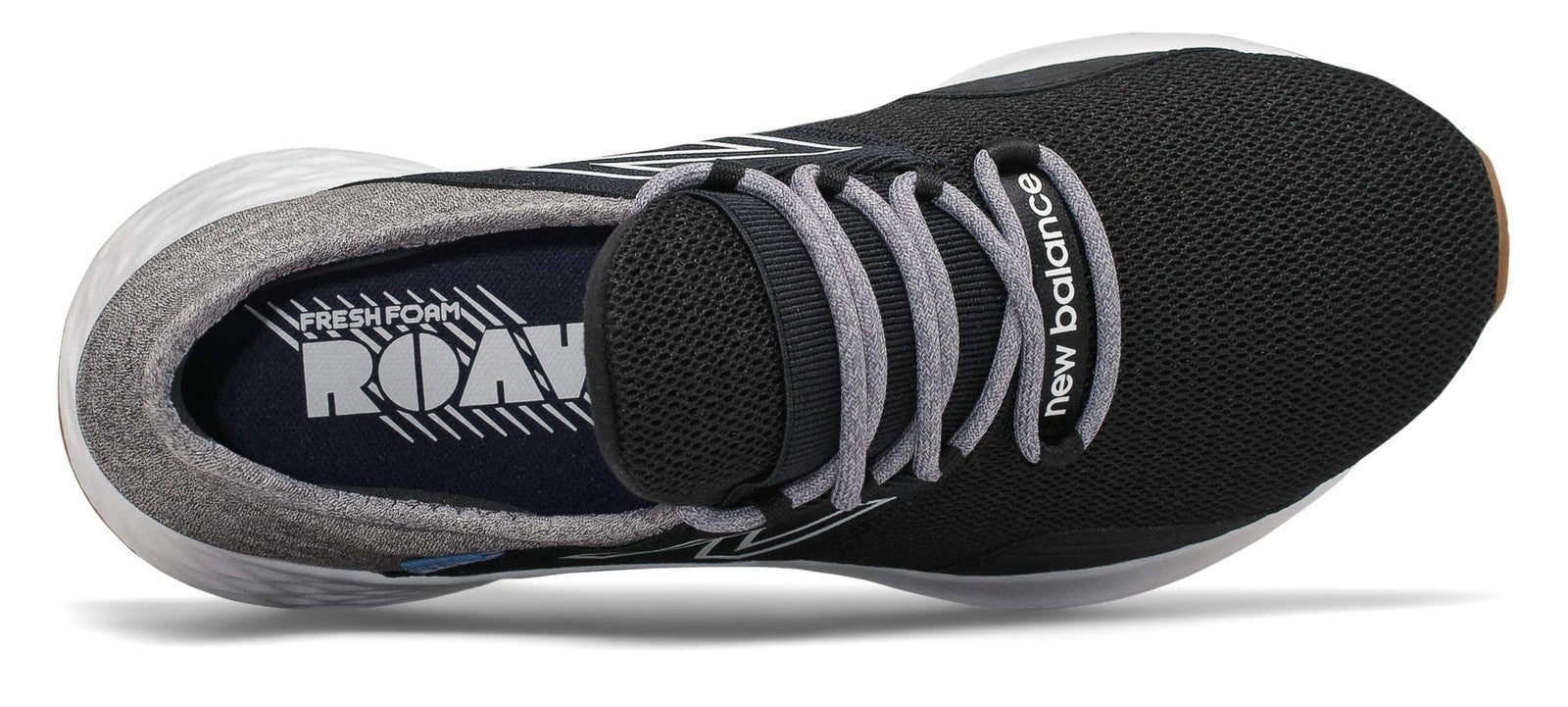 New Balance Women's Fresh Foam Roav V1 Sneaker, Black/Light Aluminum, 11