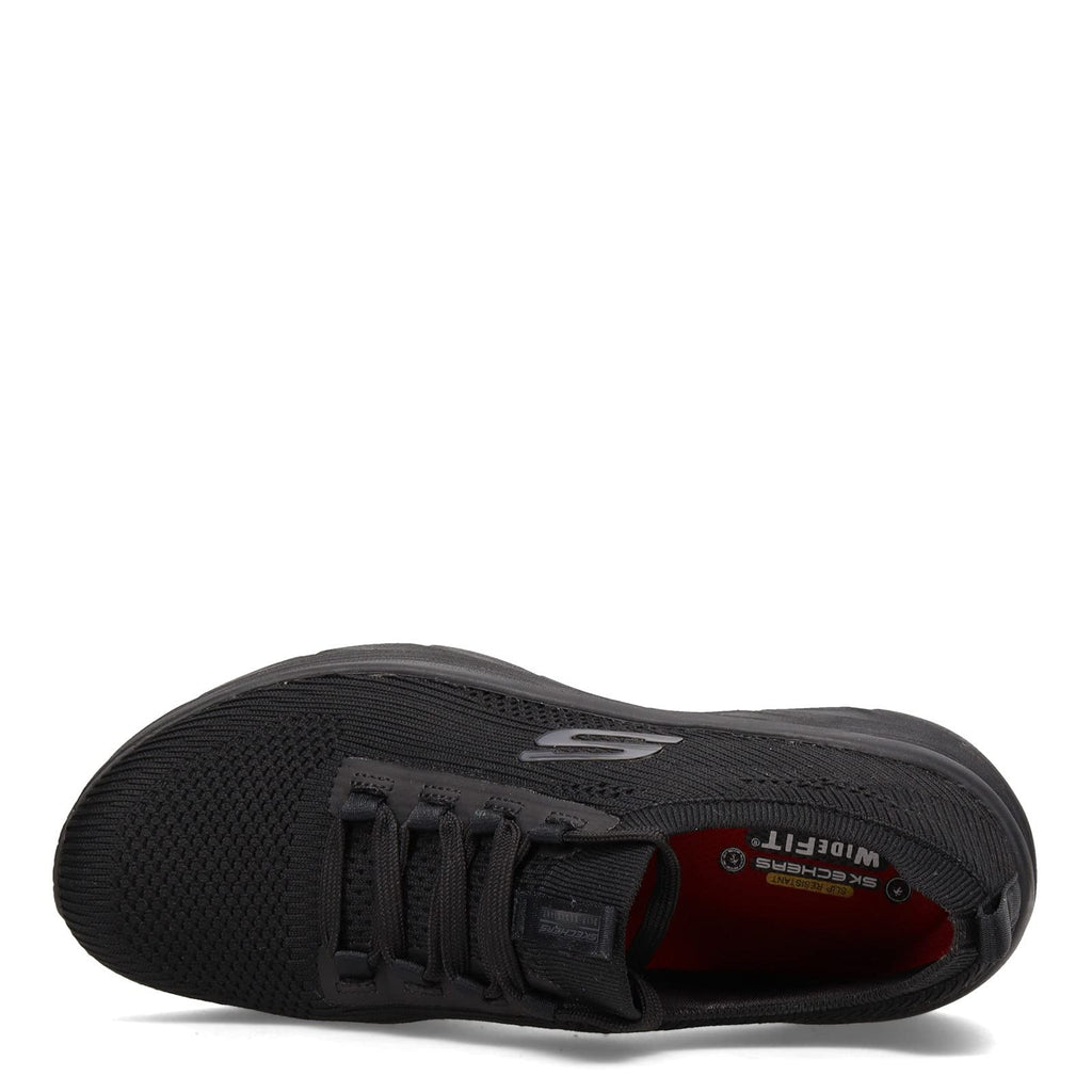 Skechers Work D'Lux Walker SR Slip-On Sneakers Black 9.5 Wide