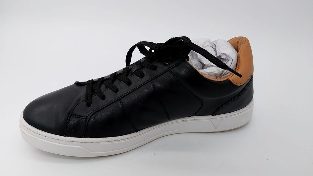Vionic Men's Lucas II Sneaker, Black Tan Leather, 10