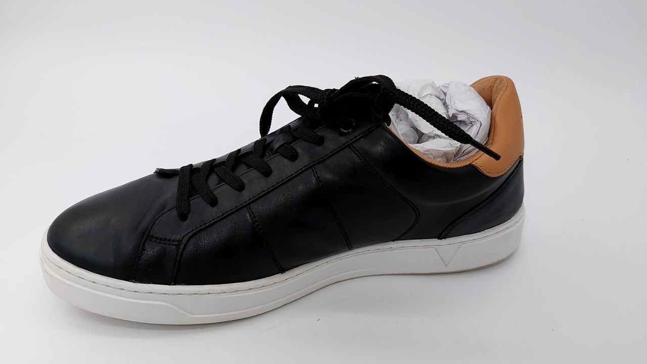 Vionic Men's Lucas II Sneaker, Black Tan Leather, 10