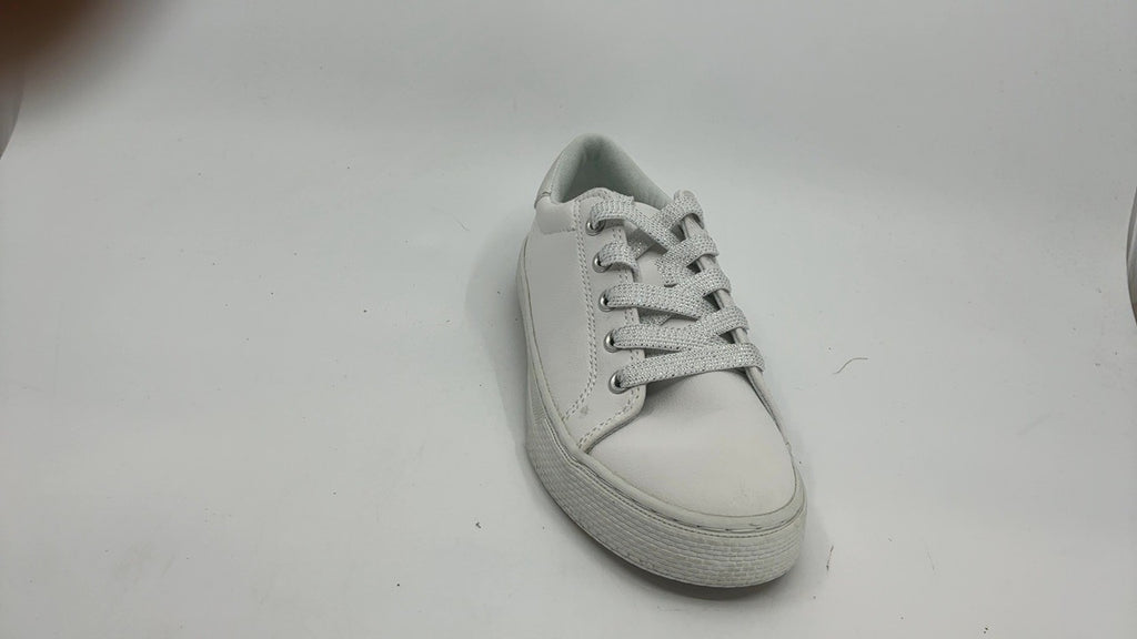 The Children's Place Girls Sneakers, White, Size 1 Big Kid, Low Top