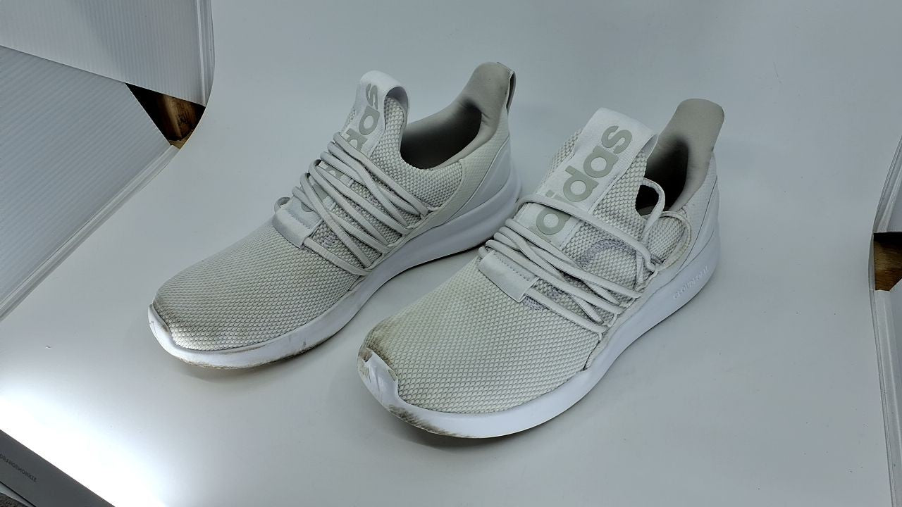 adidas Men's Lite Racer Adapt 7.0, White/Grey/Grey, 10