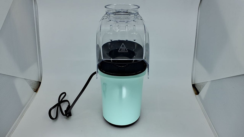 DASH Popcorn Popper, 16 Cups, Aqua, Hot Air w/ Measuring Cup & Butter Tray