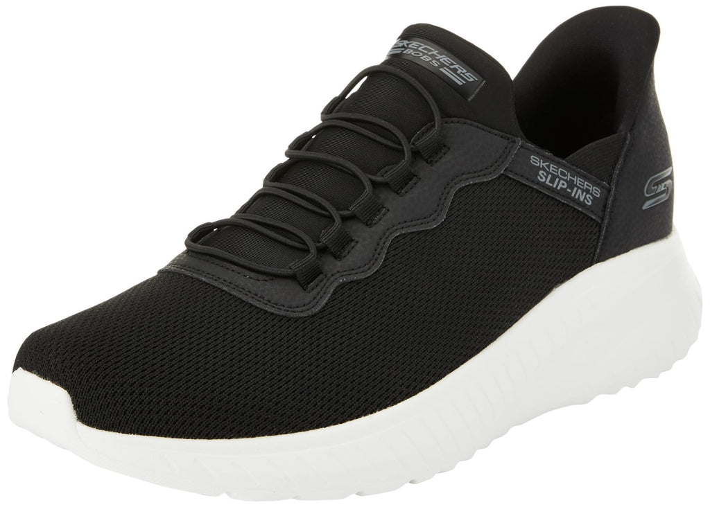 Skechers Men's Hands Free Slip-ins Bobs Squad Chaos - Daily Hype, Black, 10.5