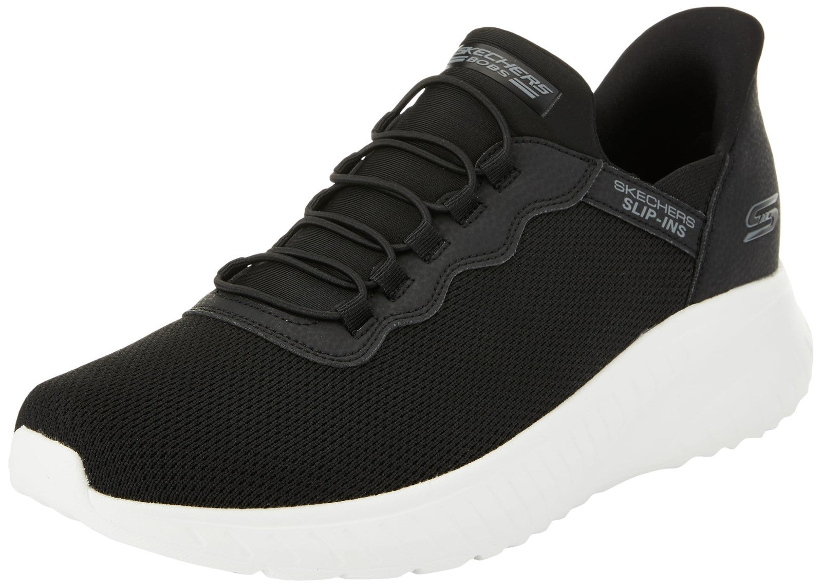 Skechers Men's Hands Free Slip-ins Bobs Squad Chaos - Daily Hype, Black, 10.5