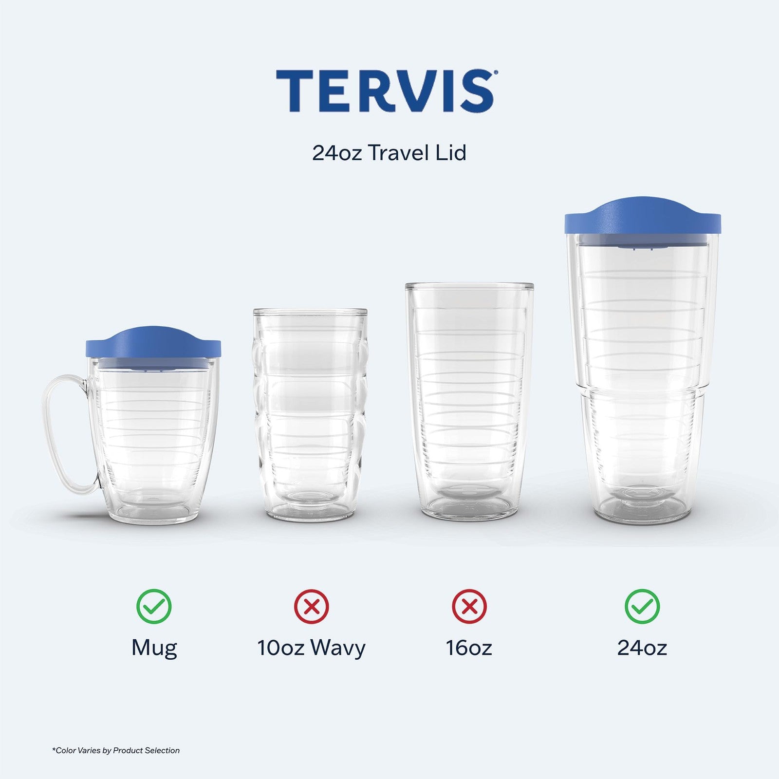 Tervis Brown Travel Lid Fits 24oz Tumblers & 16oz Mugs Insulated Drinkware