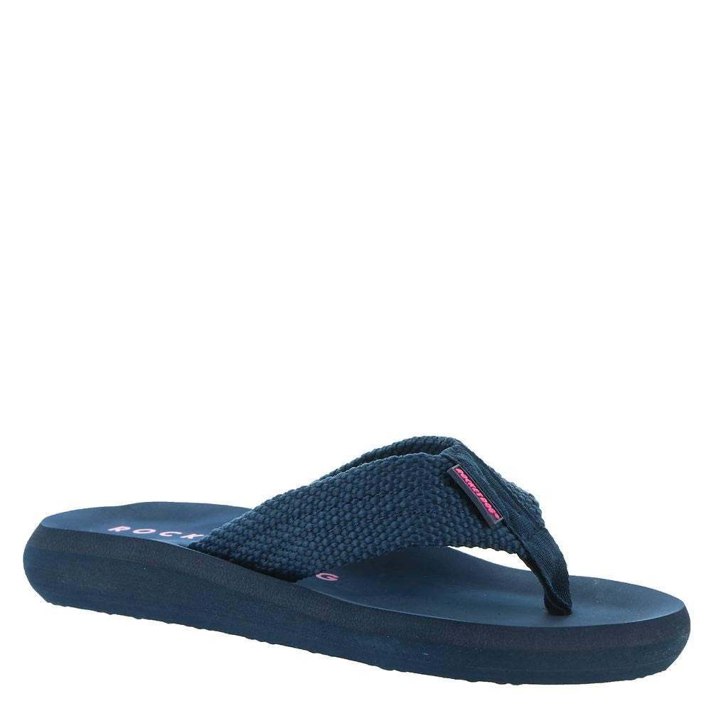 Rocket Dog Women's Sunset Webbing Flip-Flop, Navy, 8