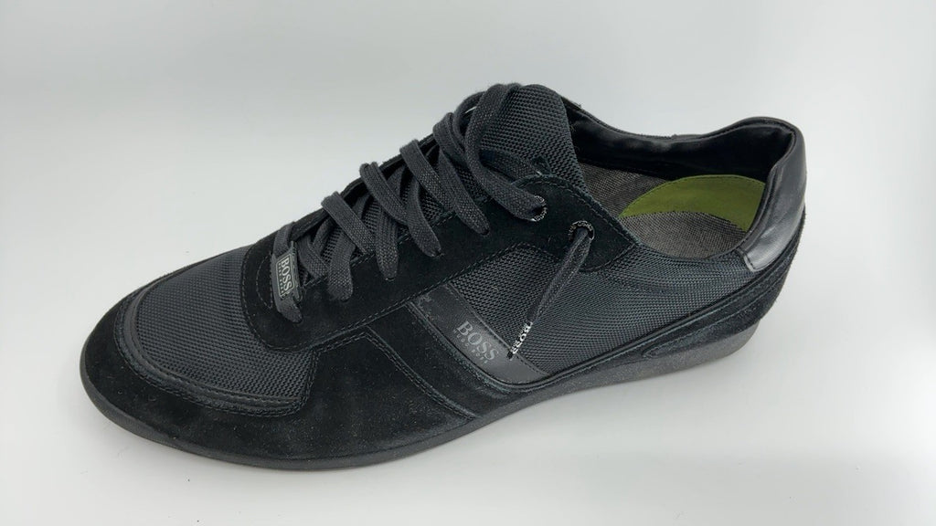 BOSS Black Low Top Sneaker 13 M US Slip Resistant Memory Foam