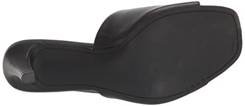 DKNY Women's Bronx Heeled Sandal, BLACK, 8.5