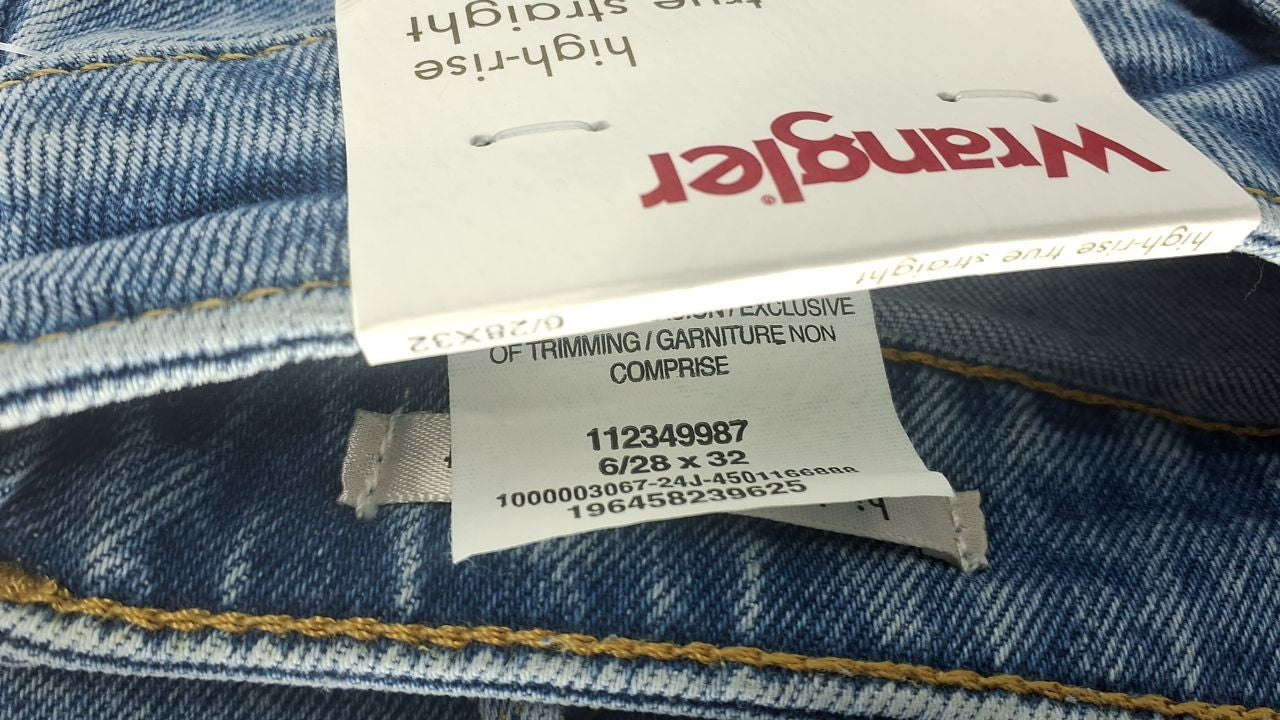 Wrangler Women's High Rise True Straight Fit Jean, Ivy, 6-32
