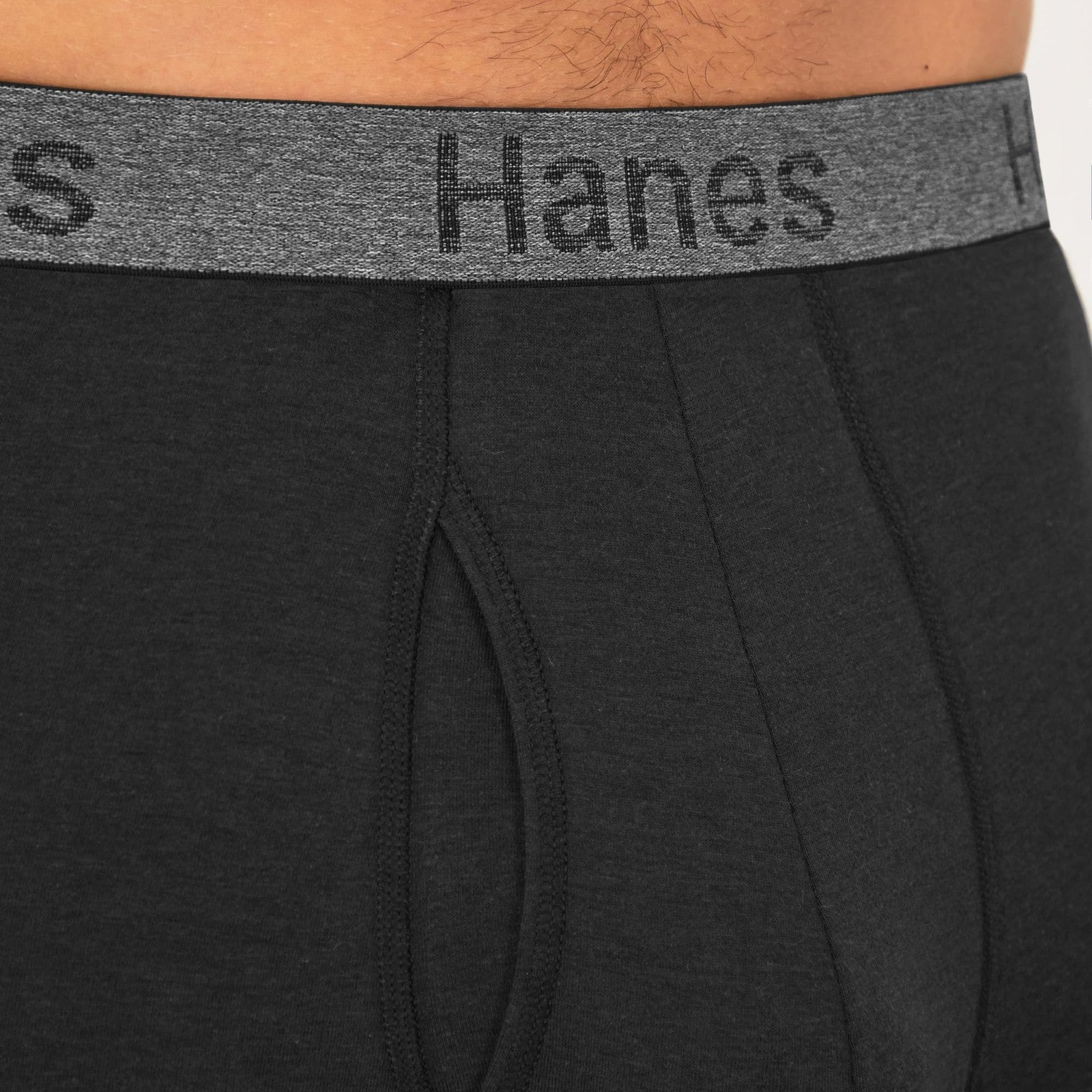Hanes Men's 3-Pack Comfort Flex Boxer Briefs, Large, Blue/Black