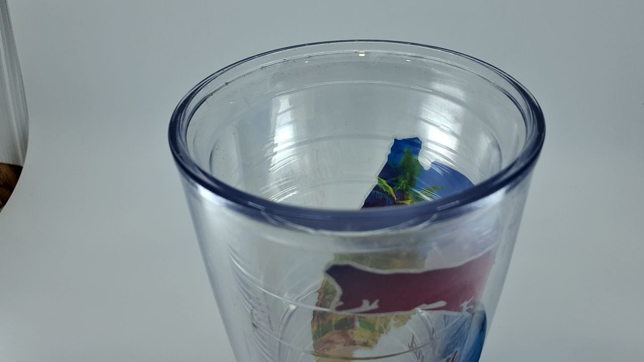 Tervis 24oz Insulated Tumbler - Florida Sunshine State, Clear & Turquoise
