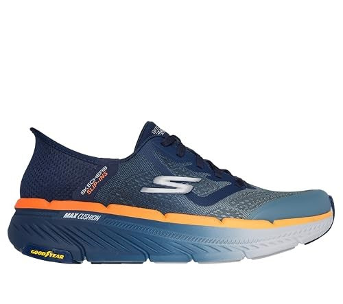 Skechers Max Cushioning Premier 2.0 Slip-Ins Sneaker Navy/Orange 11.5