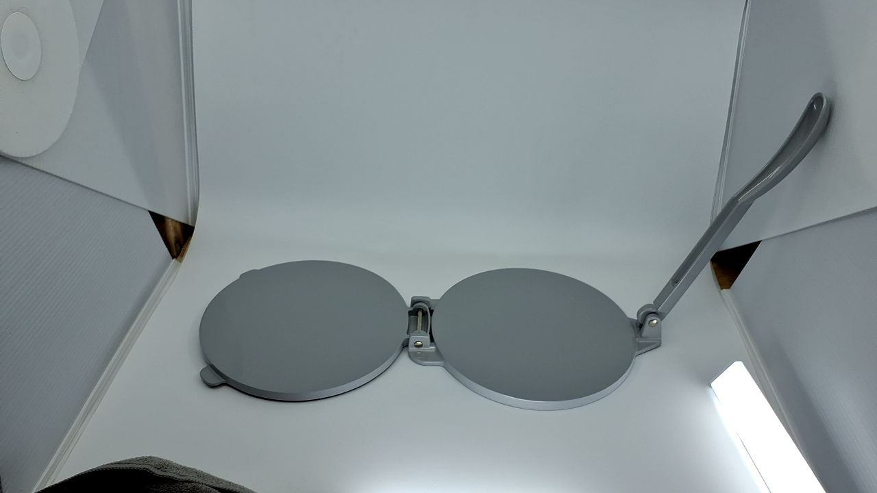 IMUSA USA Tortilla Press, 8 Inch, Silver