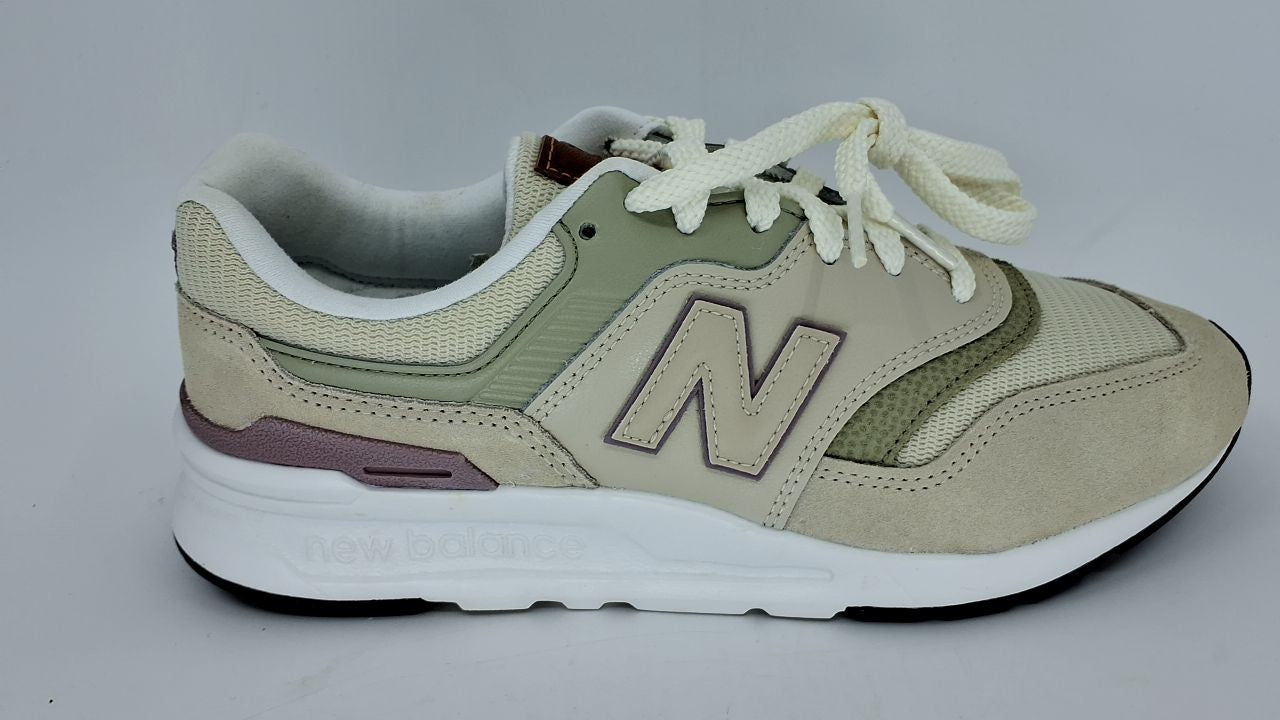 New Balance Women's 997H V1 Sneaker, Timber Wolf/Olivine/Ice Wine, 7.5 M