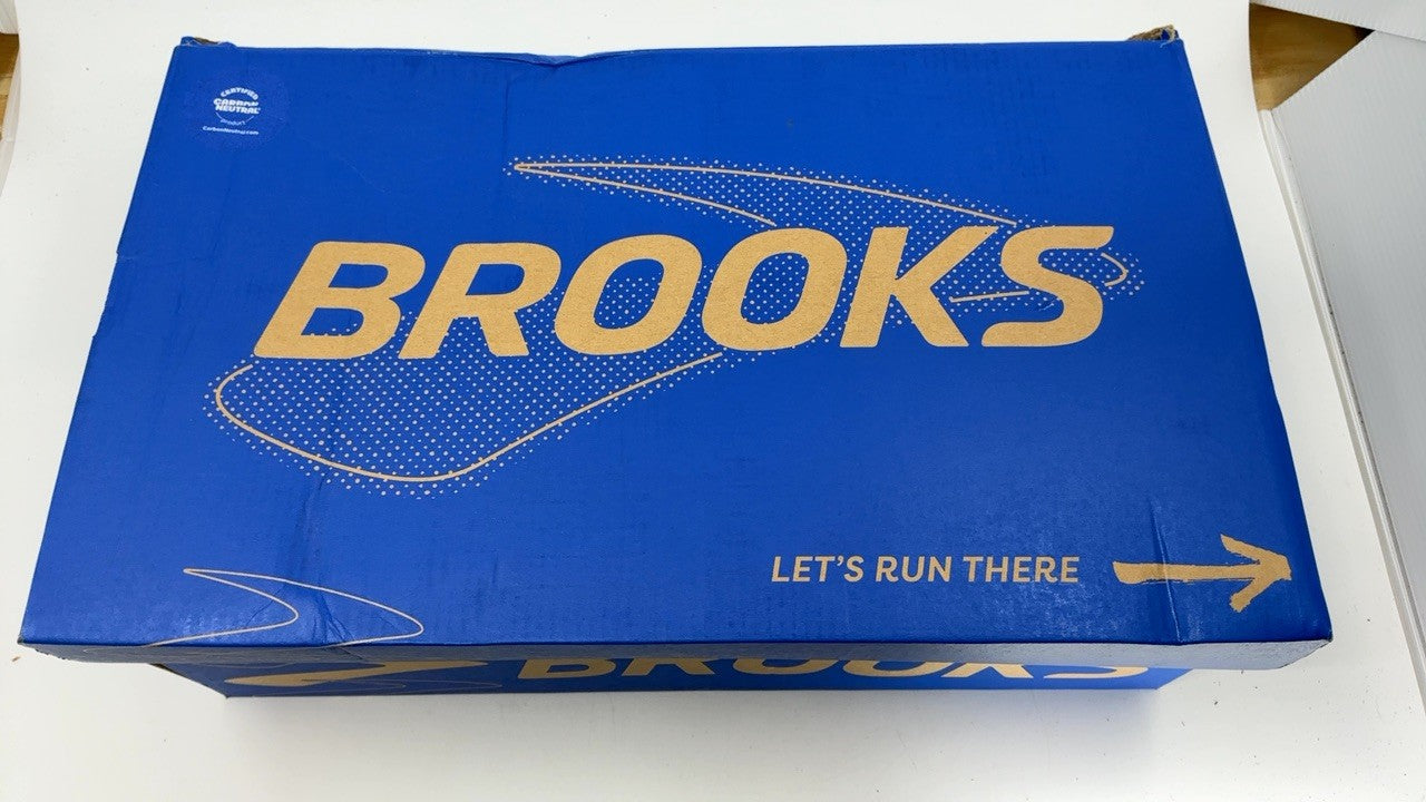 Brooks Men’s Ghost 16 Neutral Running Shoe - Primer/Grey/Lime - 9 X-Wide