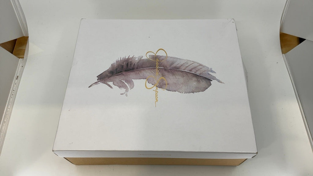 Jessica Simpson Women's Immie Platform Sandal Heeled, Gold, 7