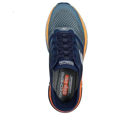 Skechers Max Cushioning Premier 2.0 Slip-Ins Sneaker Navy/Orange 11.5