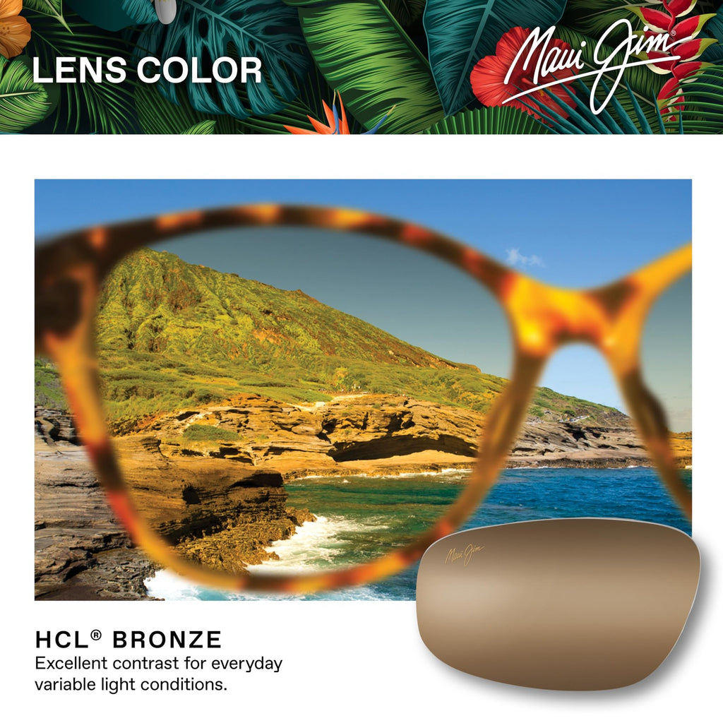 Maui Jim Wiki Wiki Polarized Aviator Sunglasses Gold/HCL Bronze Medium