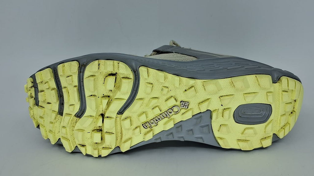 Columbia Womens Vertisol Trail, Cloud Grey/Citron Haze, 8.5 Wide