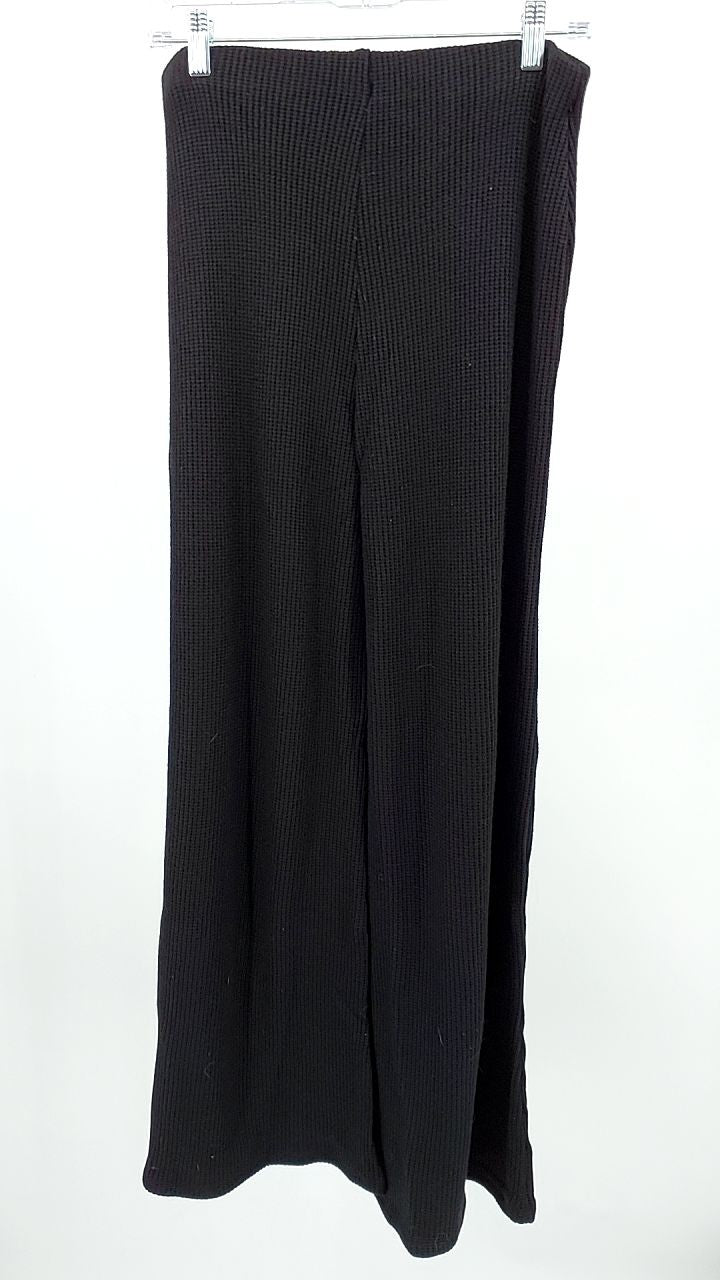 Zenana Wide Leg Flare Sweater Pants