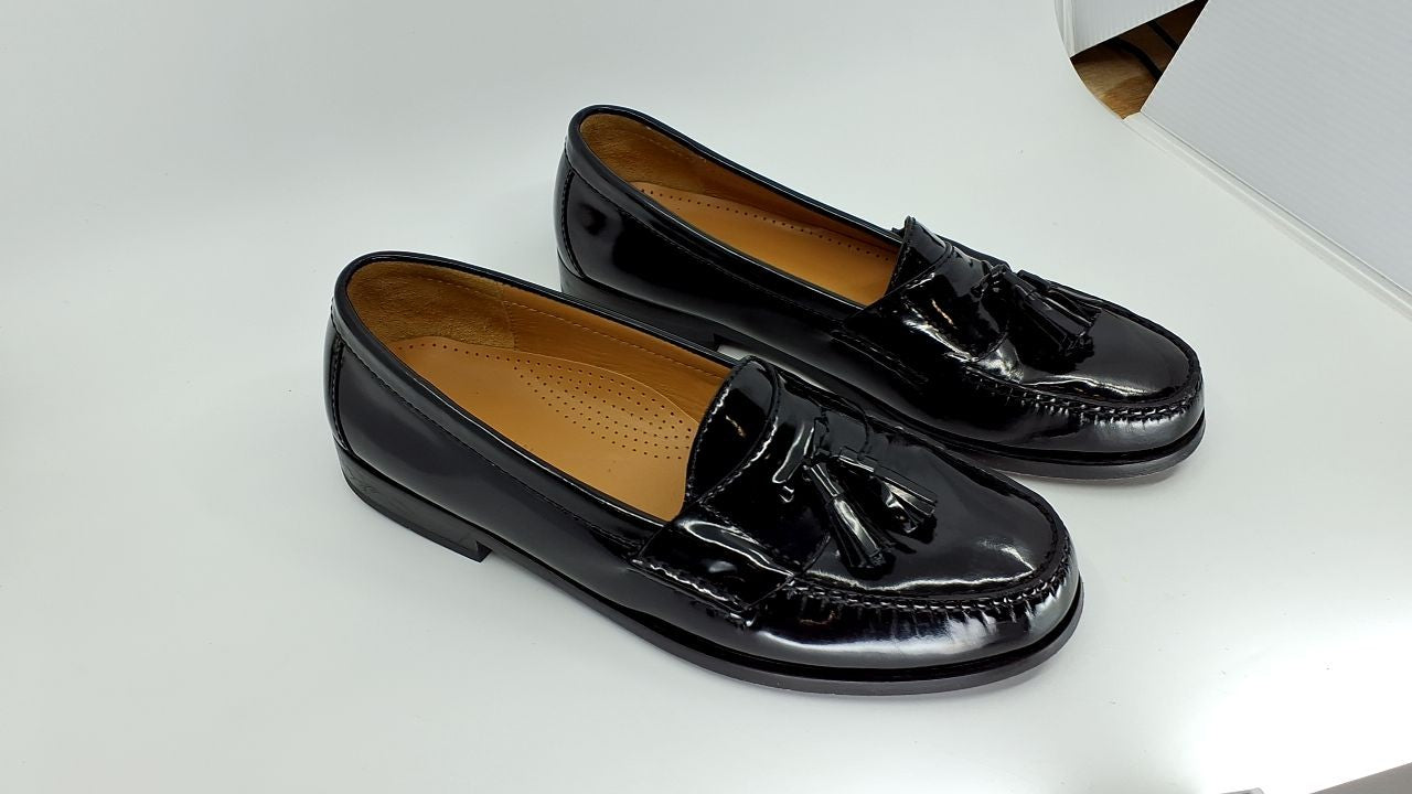 Cole Haan Men's Pinch Tassel Loafer, Black, 9.5 D US