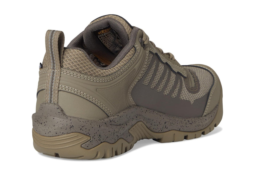 KEEN Reno 10 Wide Waterproof Athletic Work Shoes Composite Toe Brindle/Morel