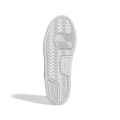 adidas Women's Break Start Bold Sneaker, White/White/White, 9