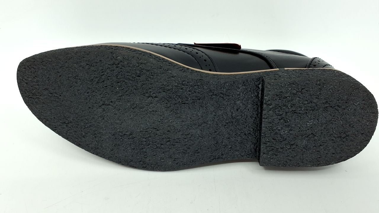 Deer Stags Boy's Joel Oxford, Black/Black, 4.5 Big Kid