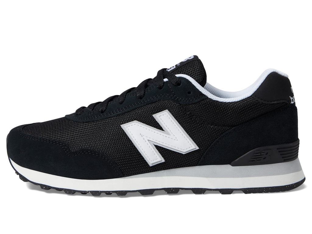 New Balance Men's 515 V3 Sneaker, Black/White/Aluminum Grey, 9 X-Wide