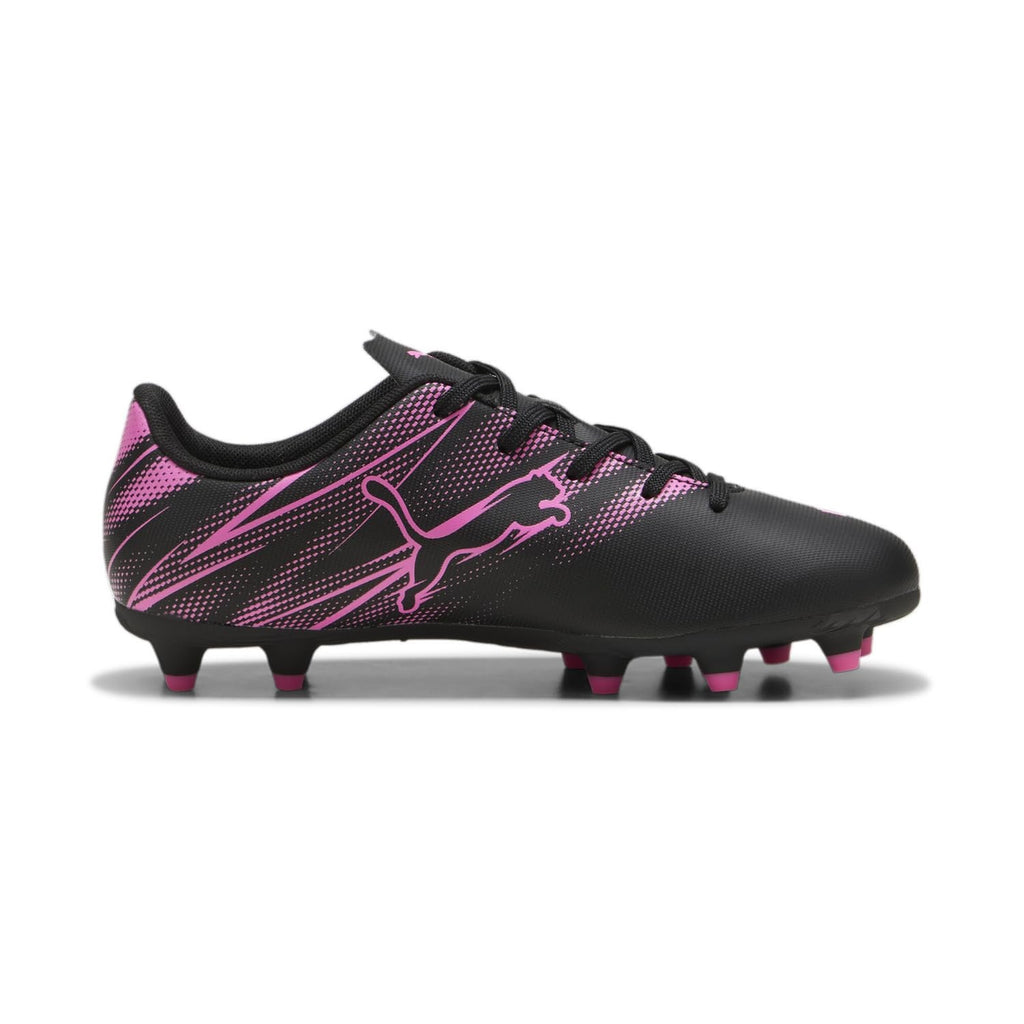 PUMA Attacanto Firm Soccer Cleats, Toddler 10, Black-Poison Pink