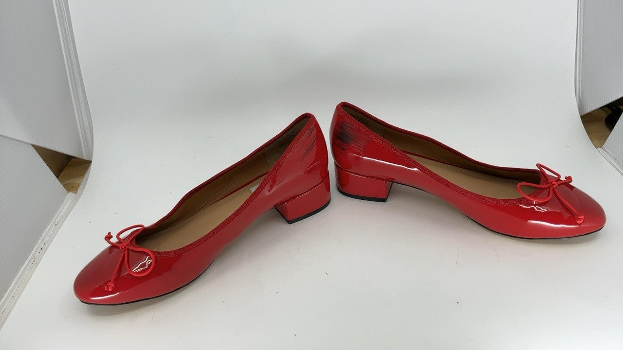Steve Madden Women's Cherish Pump, Red Patent, 9