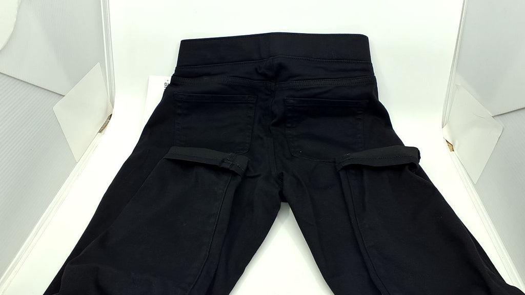 Black Mid-Rise Stretch Jegging, Women's Size 8, Pull-On Style